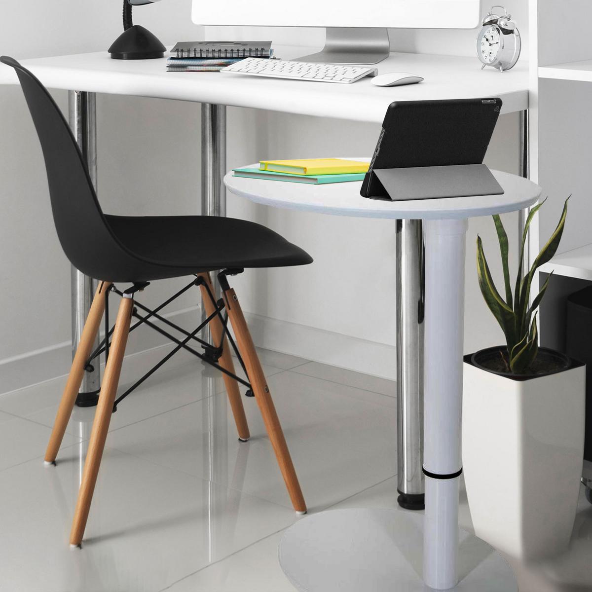 Dvižna Miza Stand Iii, Bela - bela, Basics, kovina/leseni material (90/50/64cm) - MID.YOU