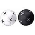 Fußball Mömax in Schwarz/Weiß - Schwarz/Weiß, Kunststoff (21,5cm) - MÖMAX modern living