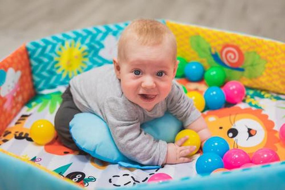 ŁUK Z ZABAWKAMI AKTIVBOGEN - Basics (120/55/120cm) - Fillikid