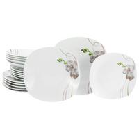 Jedilni Servis Square Orchidee, 18-Delni - večbarvno, Trend, keramika - Creatable