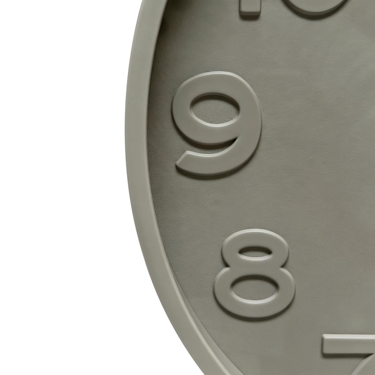 Zidni Sat 30cm Lowe - siva, Moderno, staklo/metal (30/4cm) - Mömax