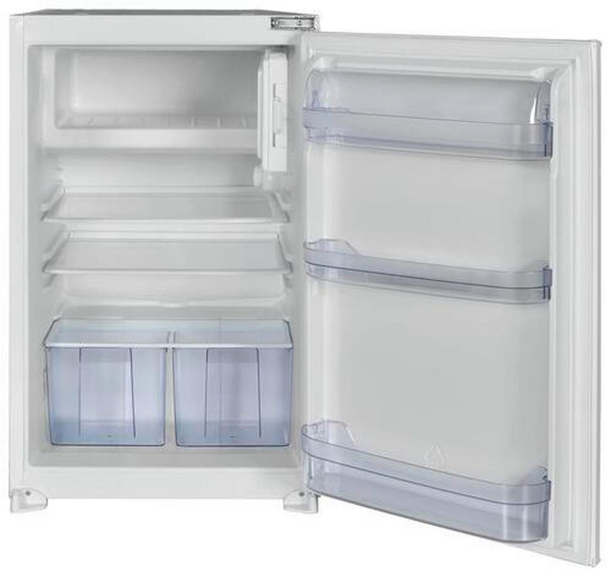 Einbaukühlschrank Stellan ca. 54x88x55 cm ca. 16 Liter - Weiß, Trend, Metall (54/87,5/54,5cm) - Respekta