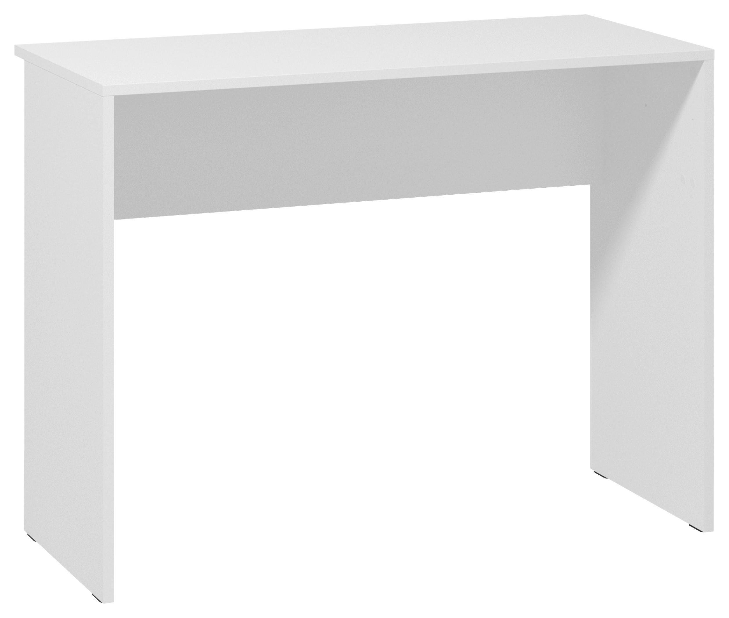 Schreibtisch Diofant Weiß - Weiß, MODERN, Holzwerkstoff (98/45/74cm) - Based