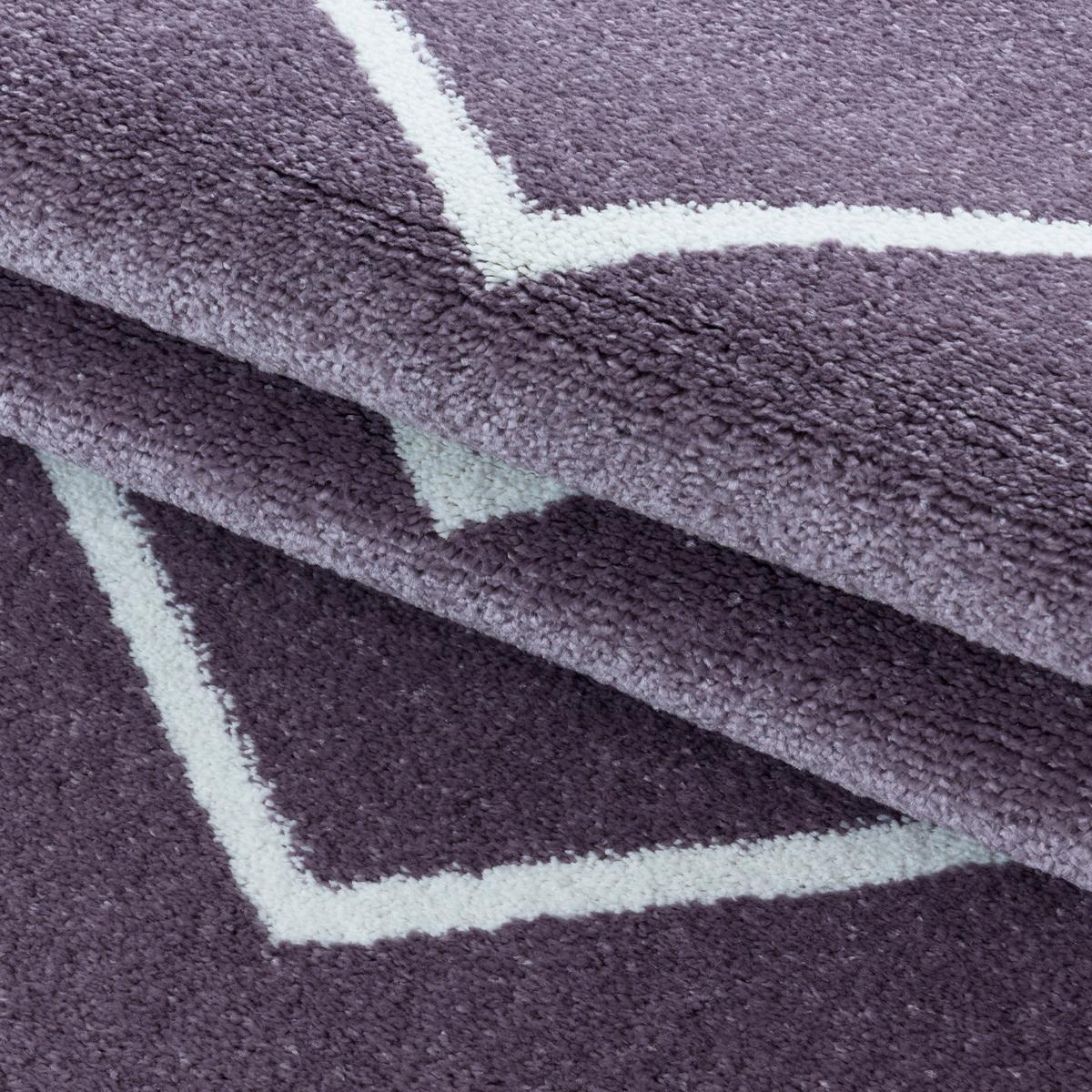 Shaggy Rio Lila ca. 80x250cm - Lila, Basics, Textil (80/250cm)