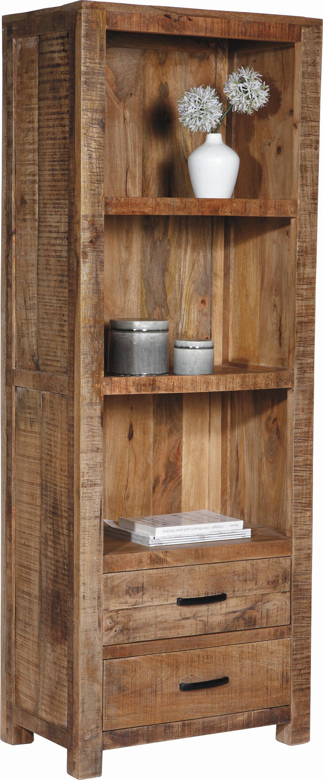 Regal Industry - prirodne boje, Lifestyle, drvo (67/180/42cm) - Zandiara