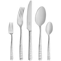 ZESTAW SZTUĆCÓW 630-650 - kolor stalowy, Basics, metal - Justinus