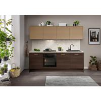 Kuhinjski Blok Ip2200 - bela/temni hrast, Moderno, leseni material (243,2cm) - Impuls