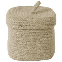 Korb Romy Beige - Beige, KONVENTIONELL, Kunststoff/Textil (13/13/13cm) - Mömax