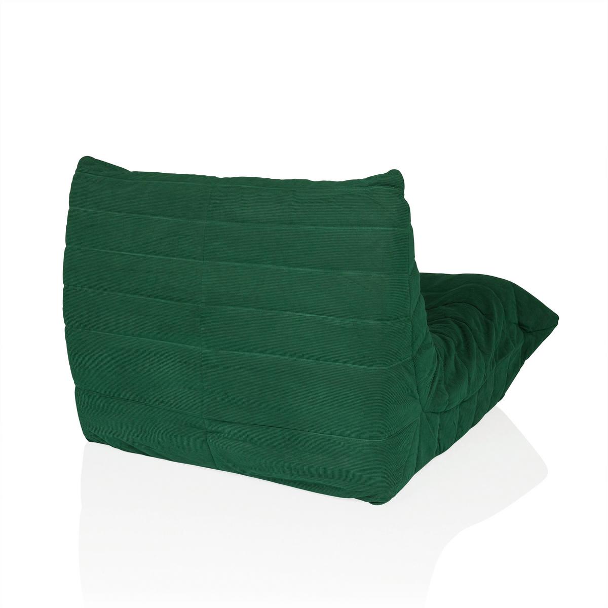 Naslanjač Sitzolo, Zelena - zelena, Moderno, tekstil (90/72/100cm) - MID.YOU