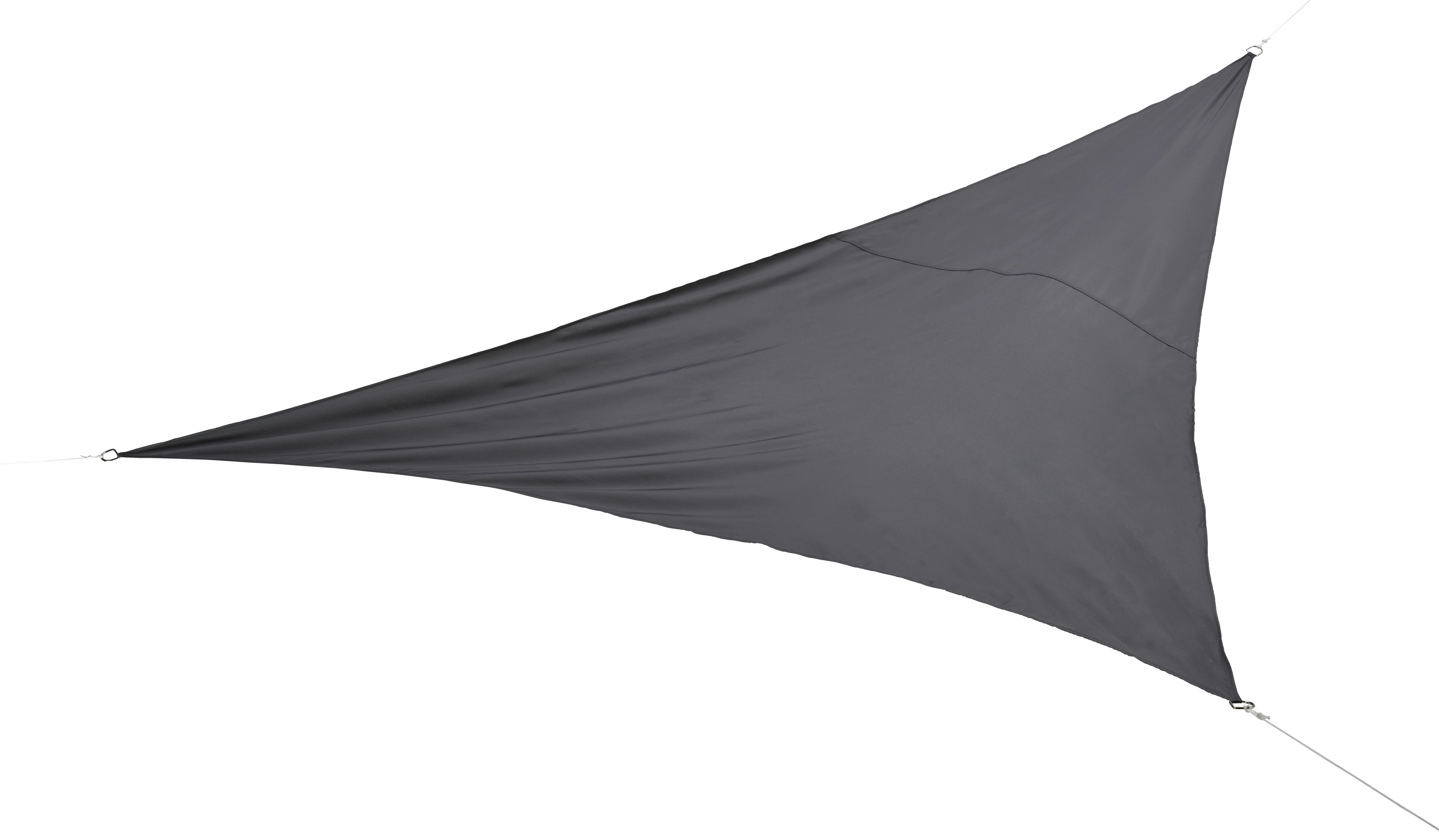 Sonnenblende Tim 2 Dunkelgrau ca. 500x500x500cm - Dunkelgrau, MODERN, Textil/Metall (500/500/500cm) - Mömax