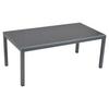 Gartentisch ca. 190x100 cm Alu Silber/Glas - Silberfarben, MODERN, Glas/Metall (190/100/75cm) - Gardenson