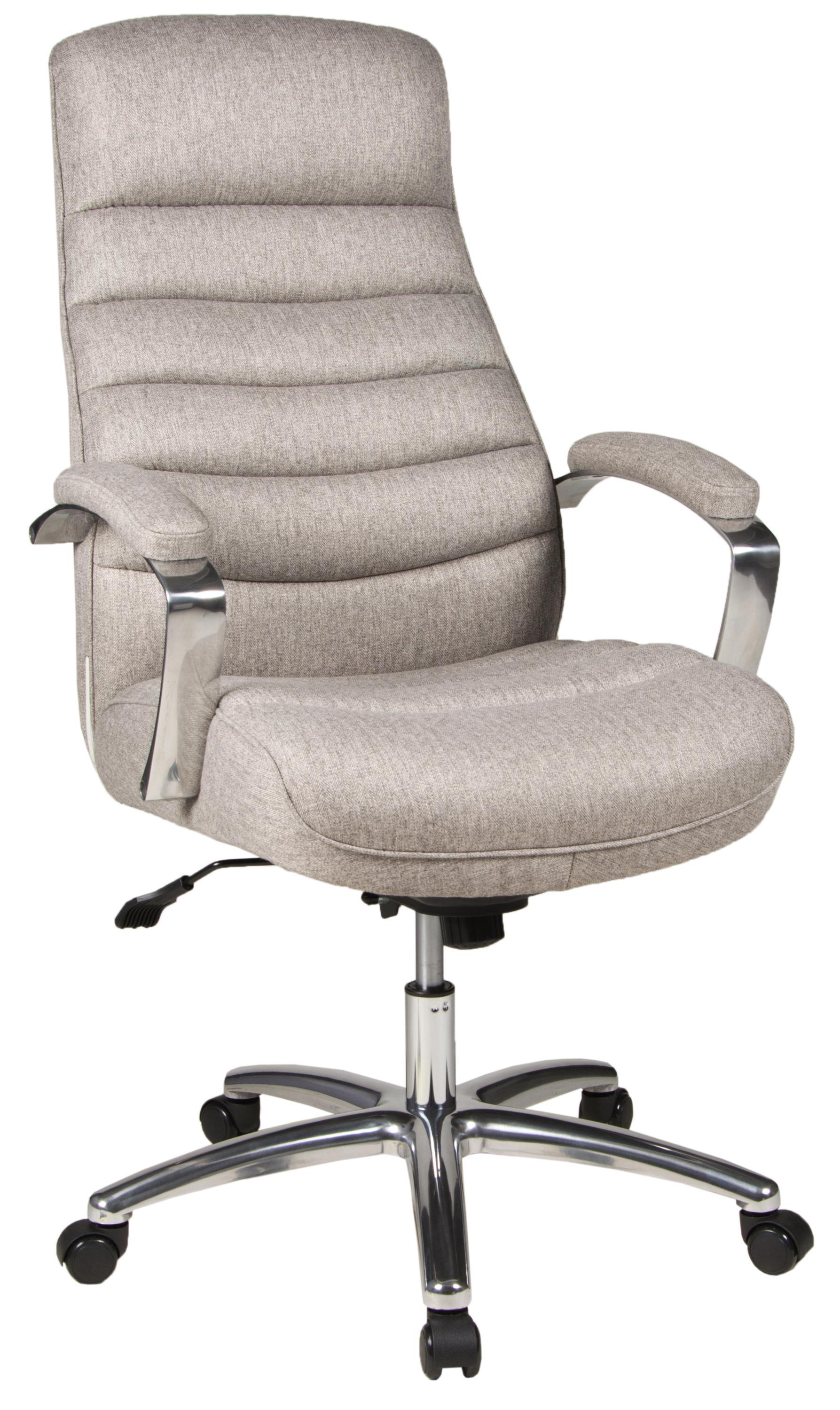 Chefsessel in Cappuccino - Alufarben/Cappuccino, MODERN, Textil/Metall (69/113-120/69cm)