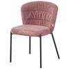 STOL EMILY - pink/svart, Lifestyle, metall/trä (55/79/59cm) - Mömax