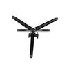 LED-RINGLAMPA TOFO - svart, Modern, metall/plast (24,5/38cm) - Mömax