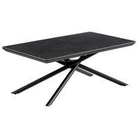 Măsuță de cafea SHADOW GREY - negru/gri, Modern, ceramică/metal (110/45/65cm) - Modern Living