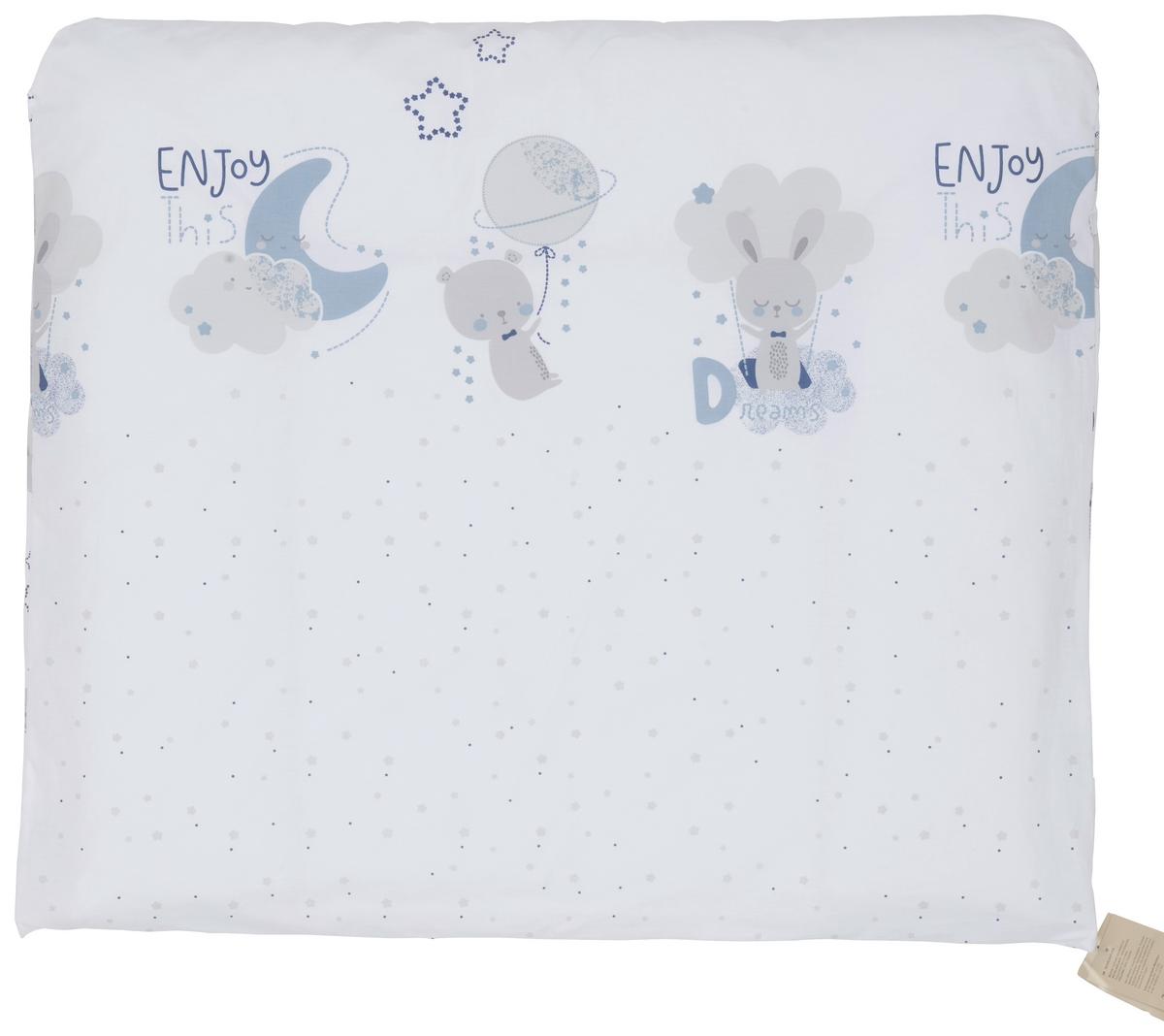MATA DO PRZEWIJANIA 125321 - biały, Basics, tkanina (85/75cm) - Avelia