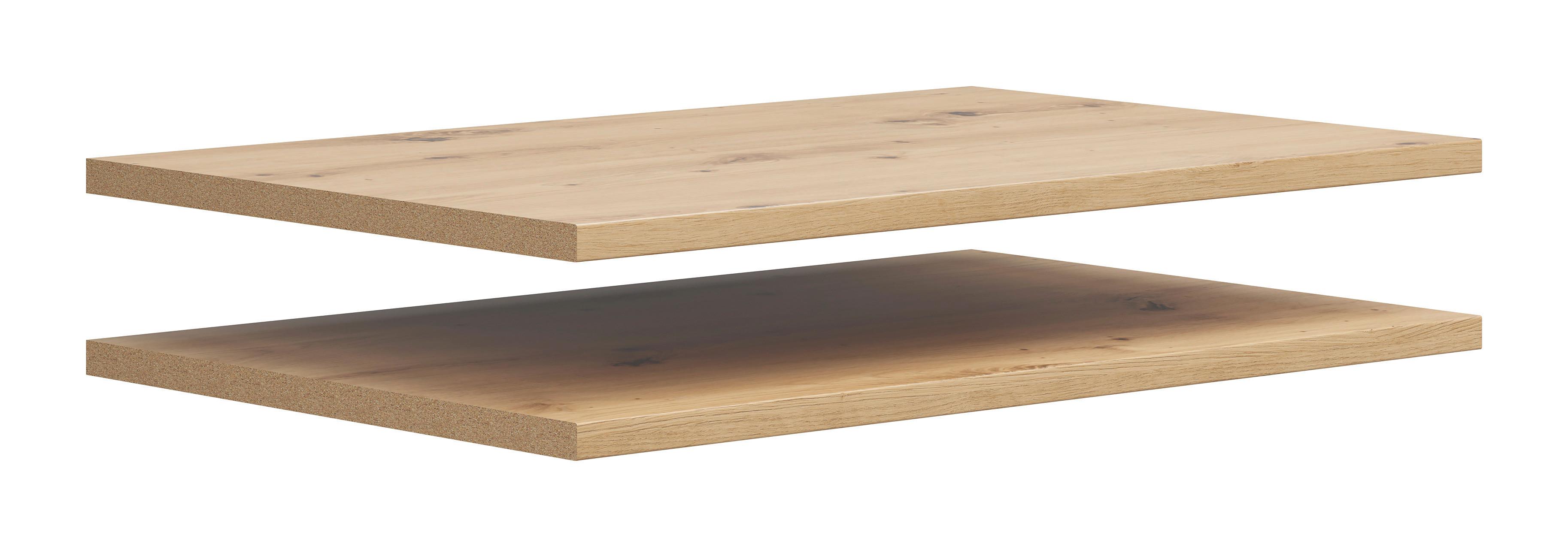 Einlegeboden Multistauraum Eiche Artisan - Eiche Artisan, MODERN, Holzwerkstoff (76,9/2,2/48cm) - Mömax