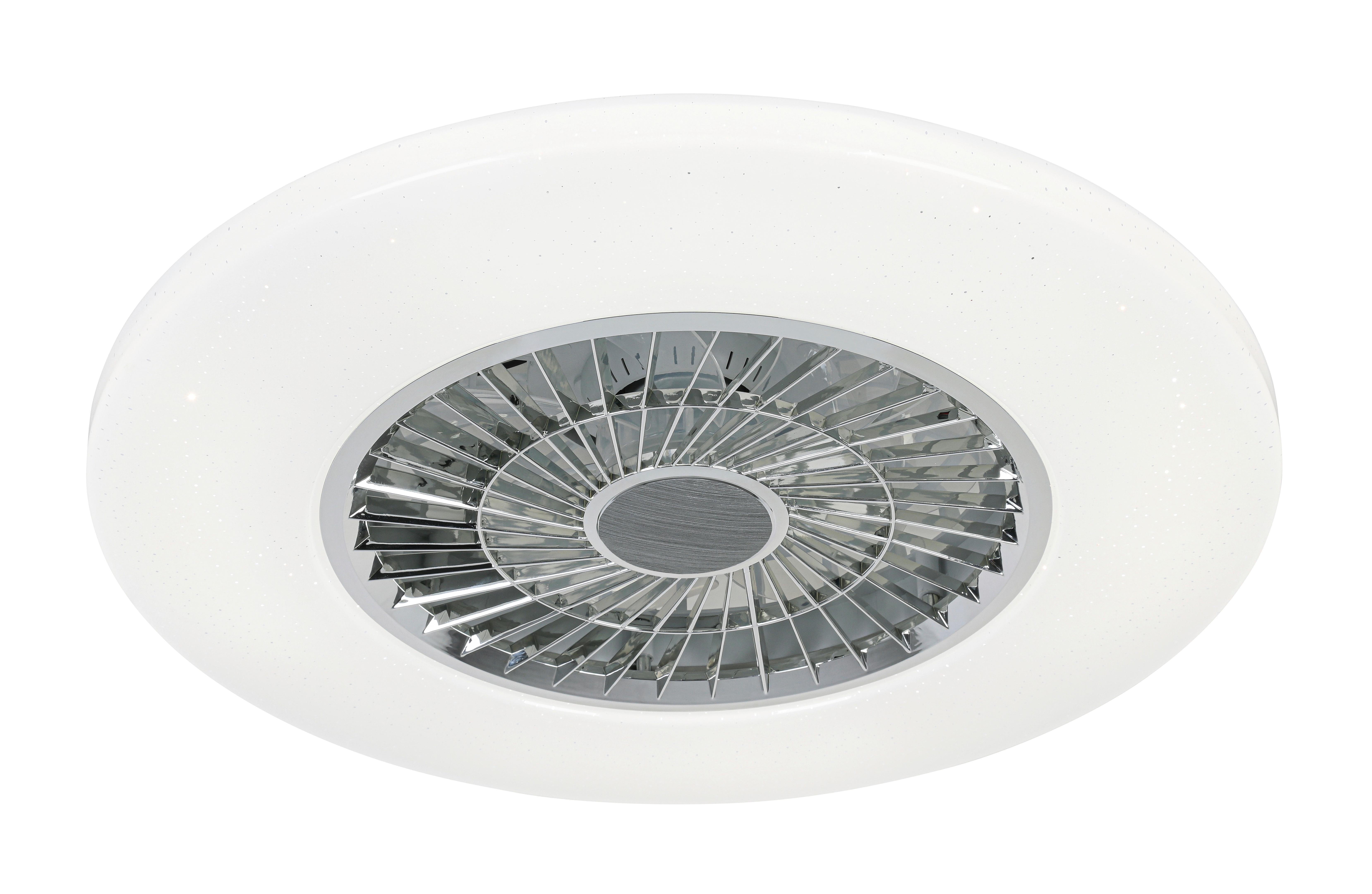 LED-TAKLAMPA LUFTIKU - vit/kromfärg, Klassisk, metall/plast (58/14,5cm) - Premium Living