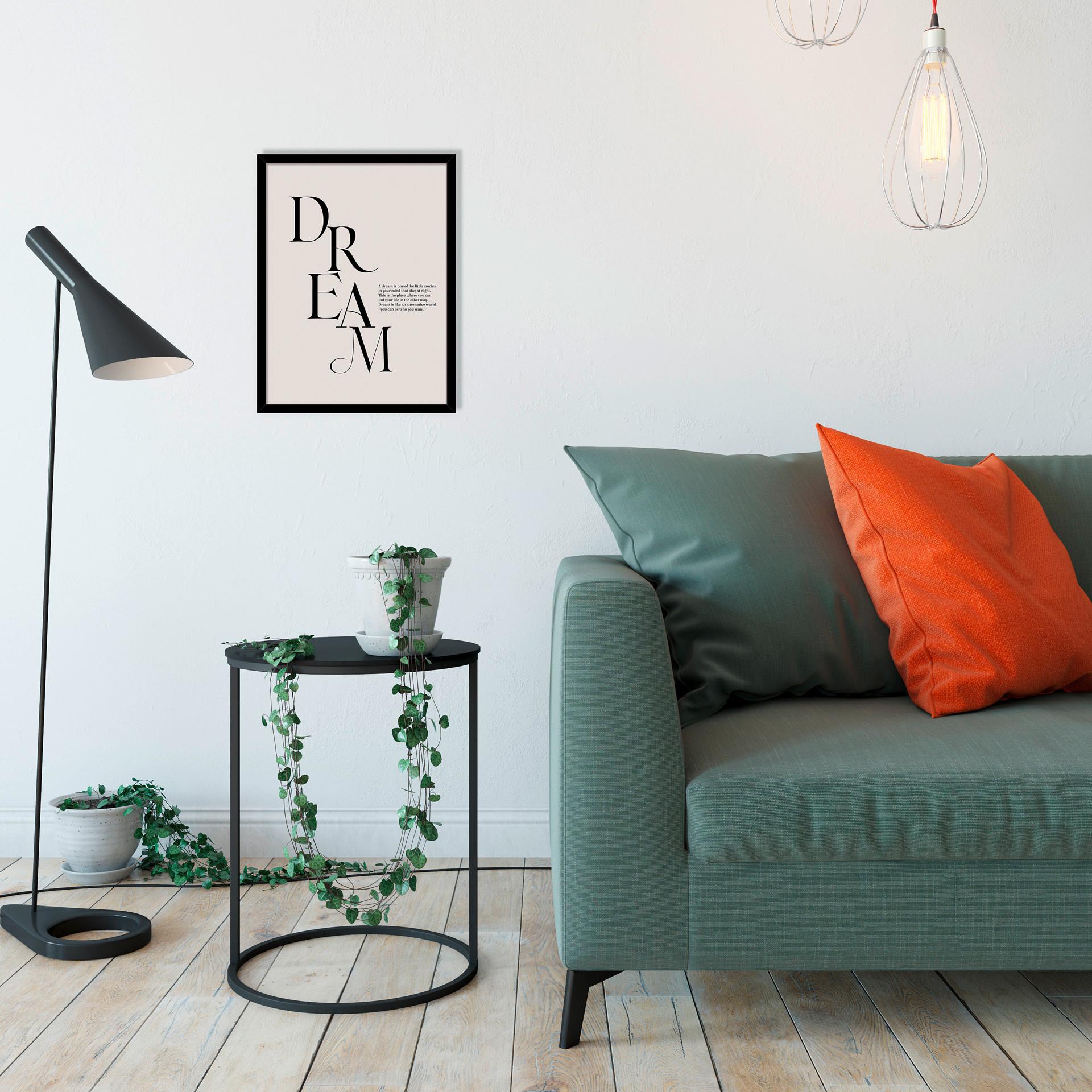 Slika S Okvirom Vous I 30x40cm - bež/crna, papir/drvni materijal (30/40cm) - Mömax