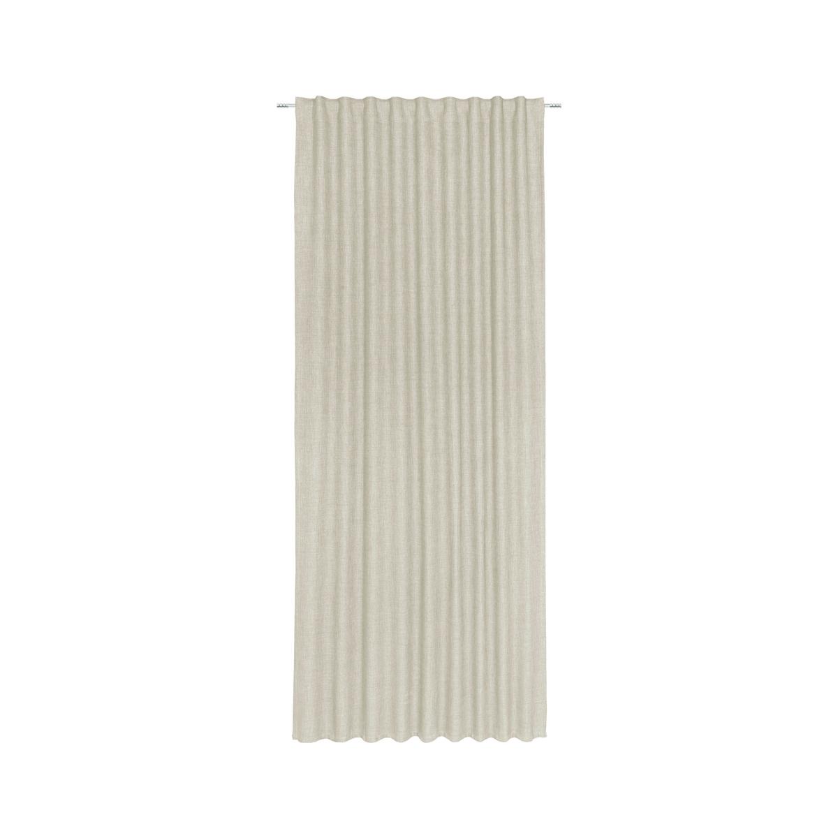Fertigvorhang Leo Sand 135x255cm - Sandfarben, Textil (135/255cm) - Premium Living