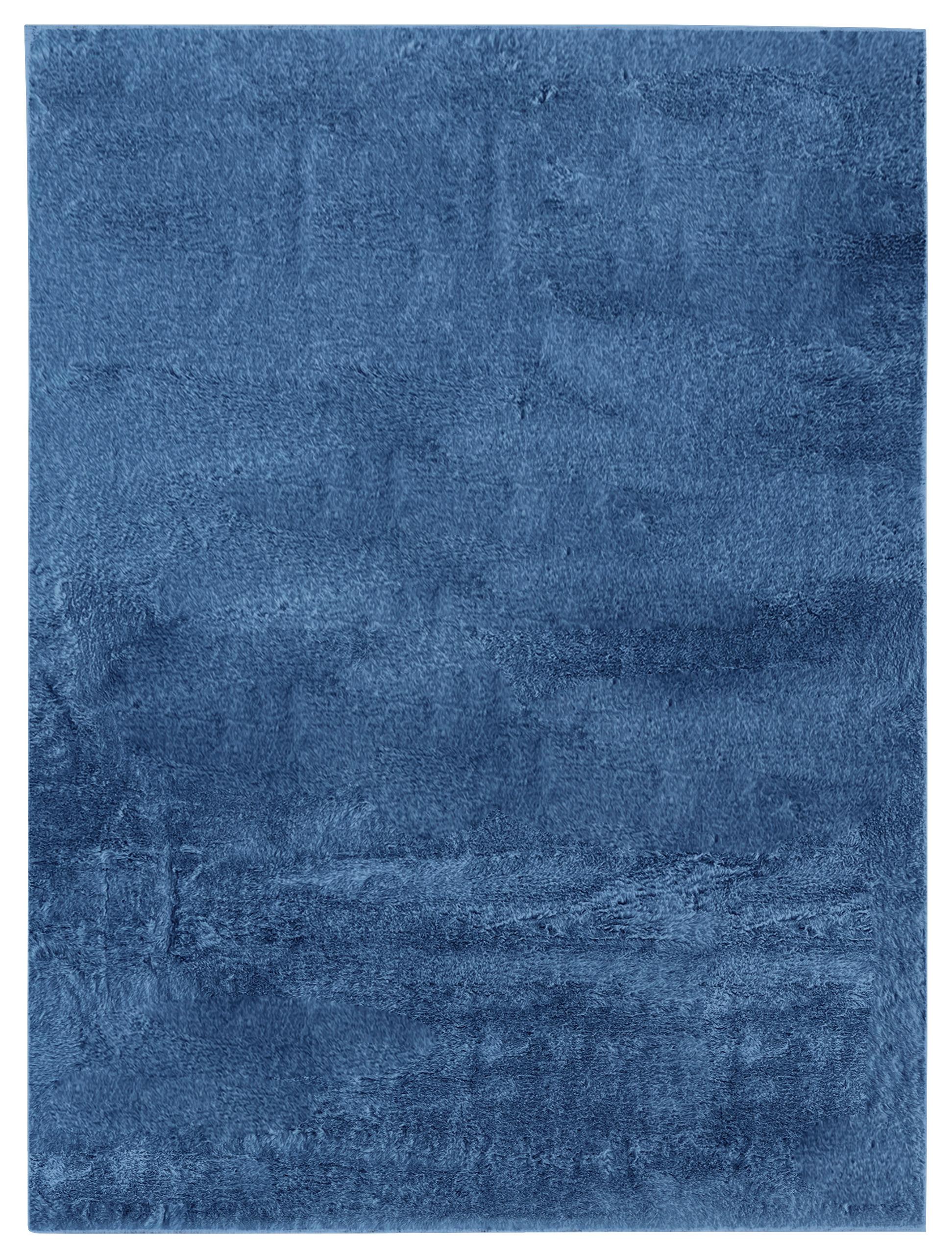 Blană artificială Caroline - albastru închis, Konventionell (120/160cm) - Mömax