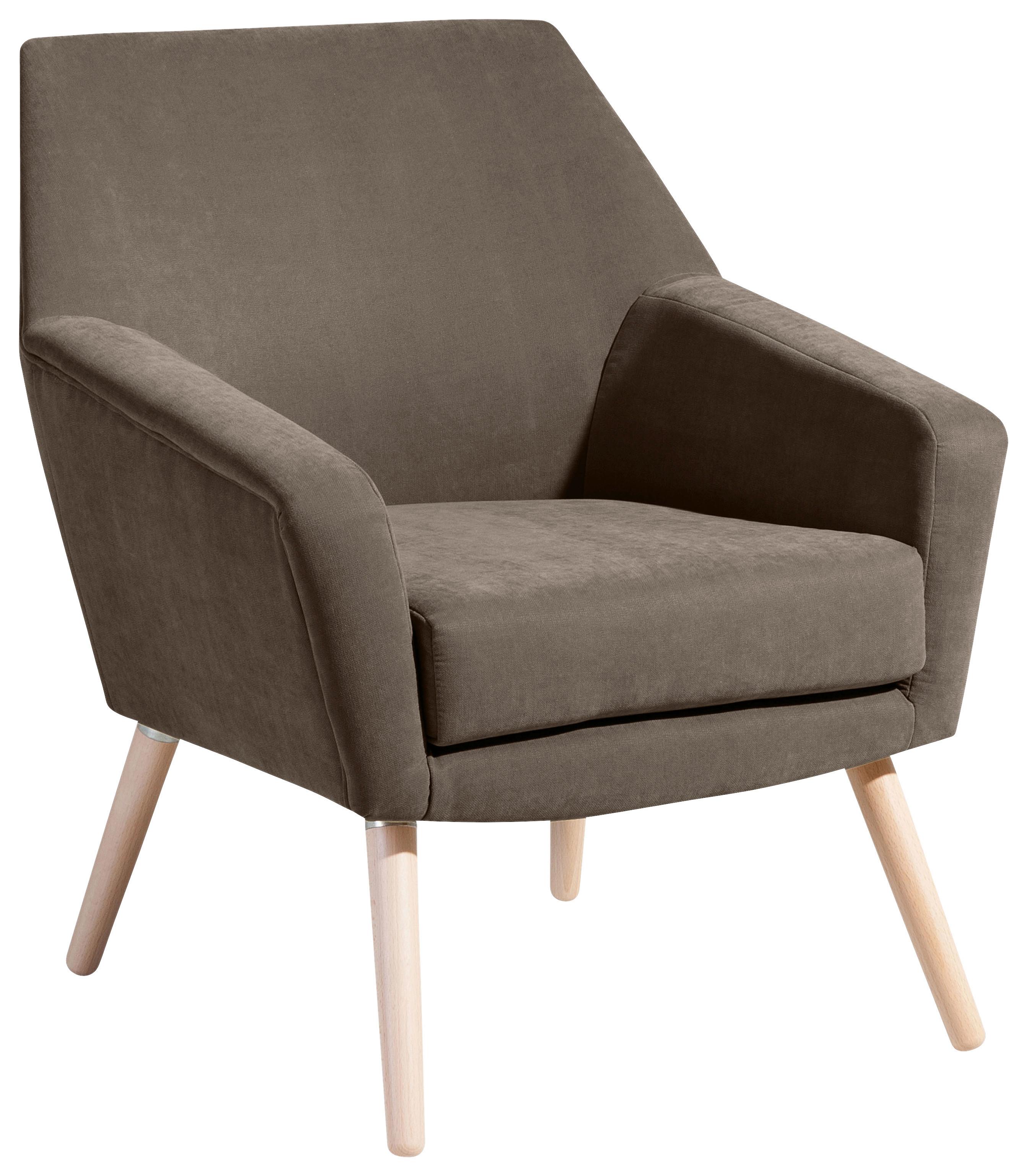 SESSEL ALEGRO - Buchefarben/Sahara, Design, Holz/Textil (67/81/71cm) - Max Winzer