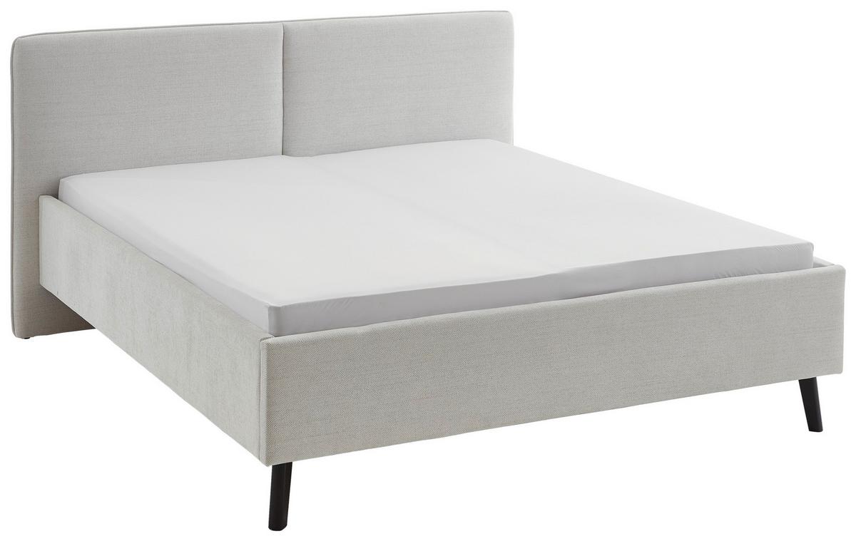 Polsterbett Palma Beige ca. 180x200cm - Beige, KONVENTIONELL, Holz/Textil (180/200cm) - Premium Living