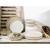 Jedilni Servis Uno Toscana, 12-Delni - krem barve/peščene barve, Basics, keramika - Creatable
