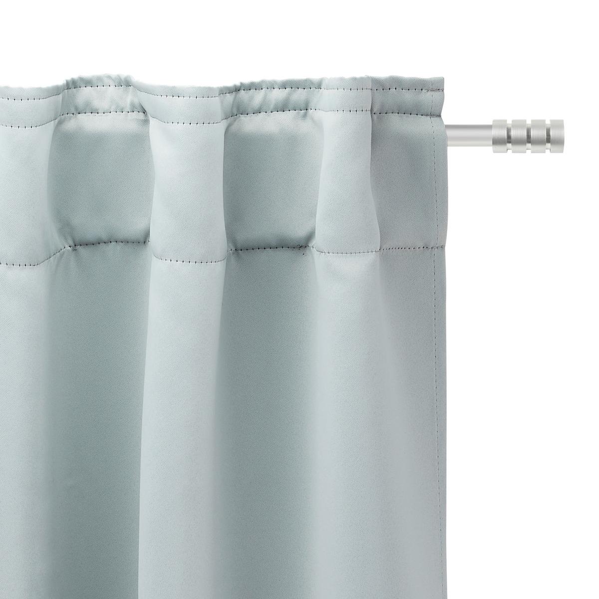 Verdunkelungsvorhang Ricco ca. 140x245cm, 2 Stück - Grau, Textil (140/245cm) - Modern Living