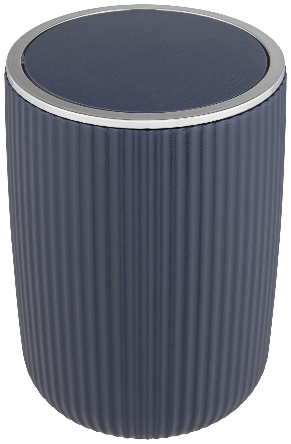 KOSMETYCZNY KOSZ NA ŚMIECI AGROPOLI - ciemnoniebieski, Basics, tworzywo sztuczne (19/27/19cm) - Wenko