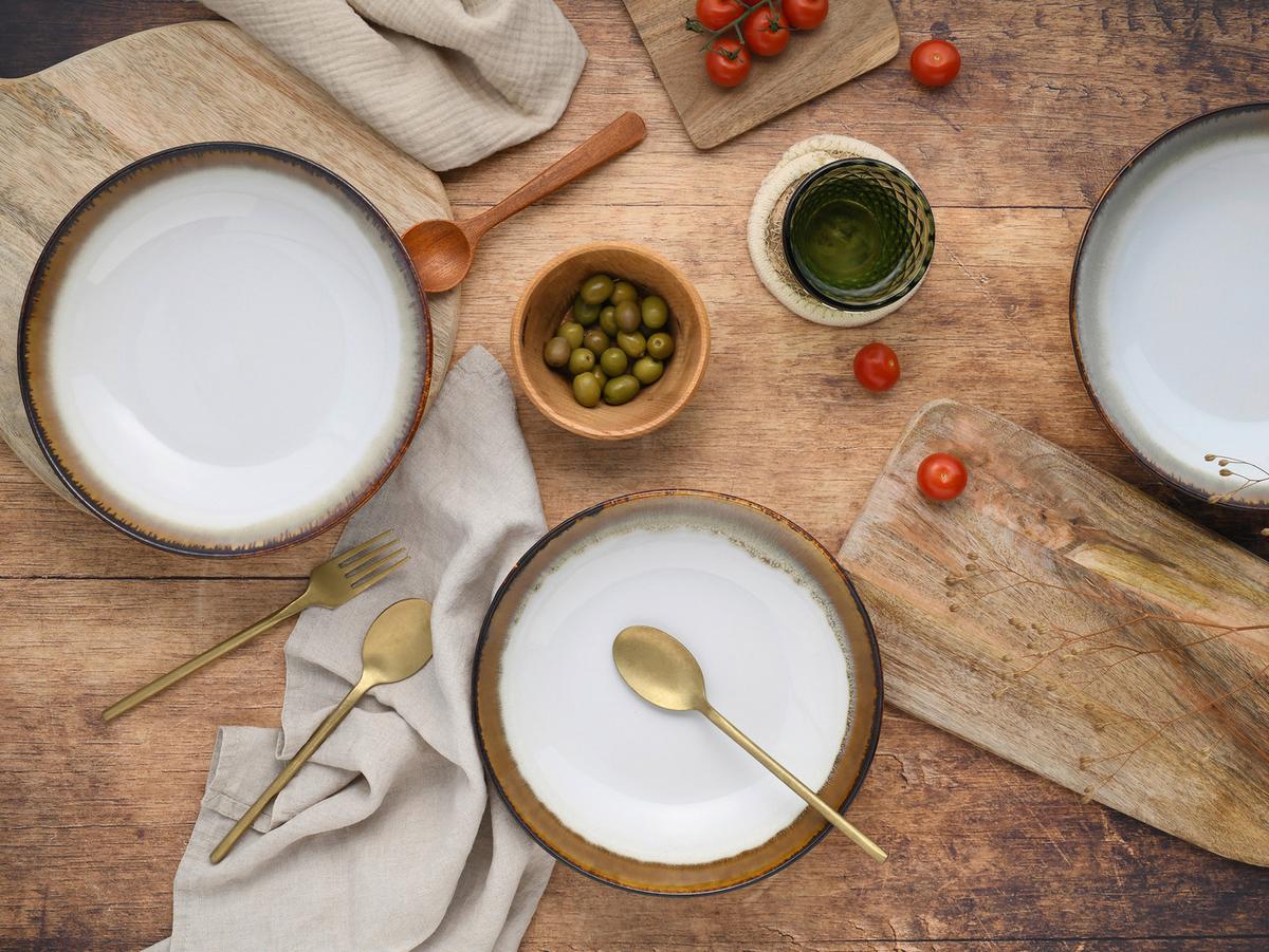 Set Posod Cascade Brown, 4-Delni - Design, keramika (22,5cm) - Creatable