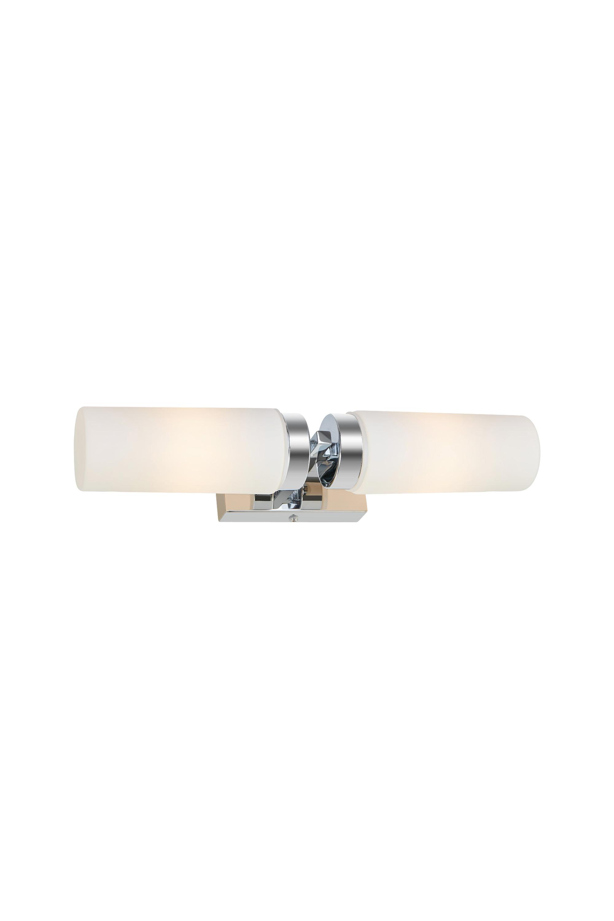 Wandleuchte Stella max. 40 Watt - Chromfarben/Weiß, Basics (10/35,5/6,5cm) - Markslöjd