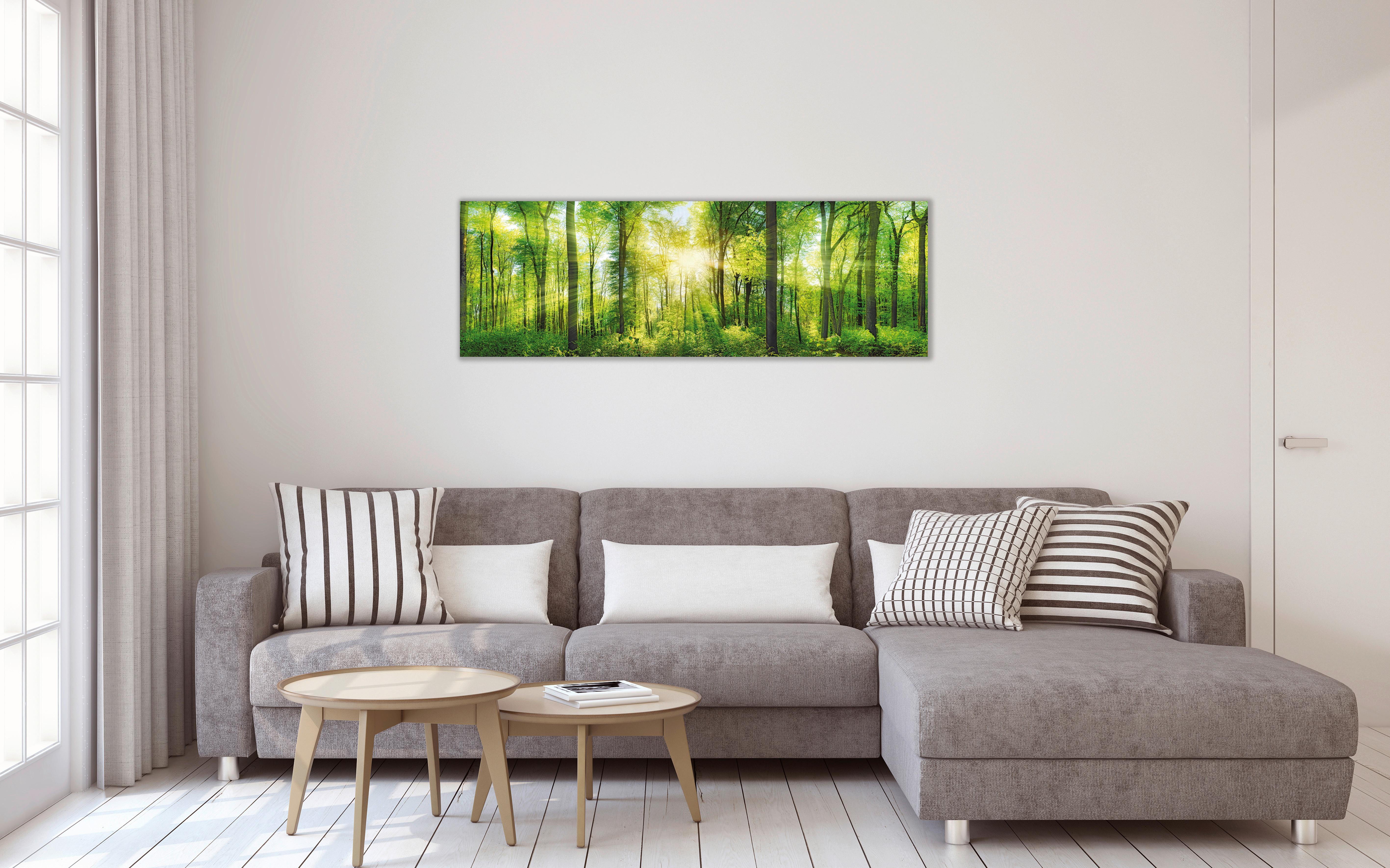 Slika U Blind Ramu 150x50x3cm Marcus - šumsko zelena, Osnovno, drvo (150 cm/50 cm/3 cmcm) - Mömax