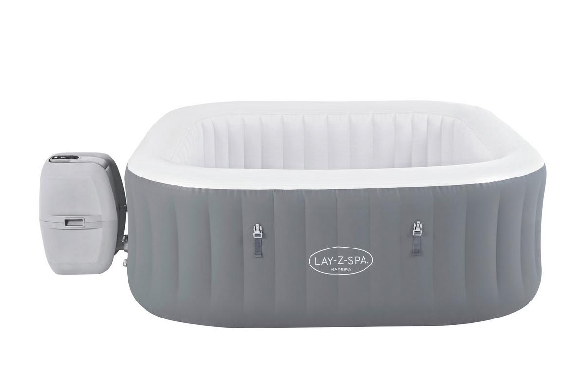 JACUZZI YUI - szary, Modern, tworzywo sztuczne/metal (180/66cm) - Bestway