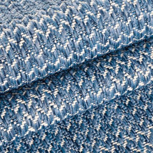 Outdoorteppich Zagora Blau ca. 120x170cm - Blau, Basics, Textil (120/170cm) - Novel
