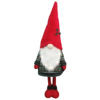 Wichtel Willy Grün/Rot - Rot/Grün, Konventionell, Kunststoff/Textil (40/125/30cm) - Mömax