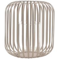 Lámpás Jola - bézs, Modern, Üveg/fém (23,5/26cm) - Mömax