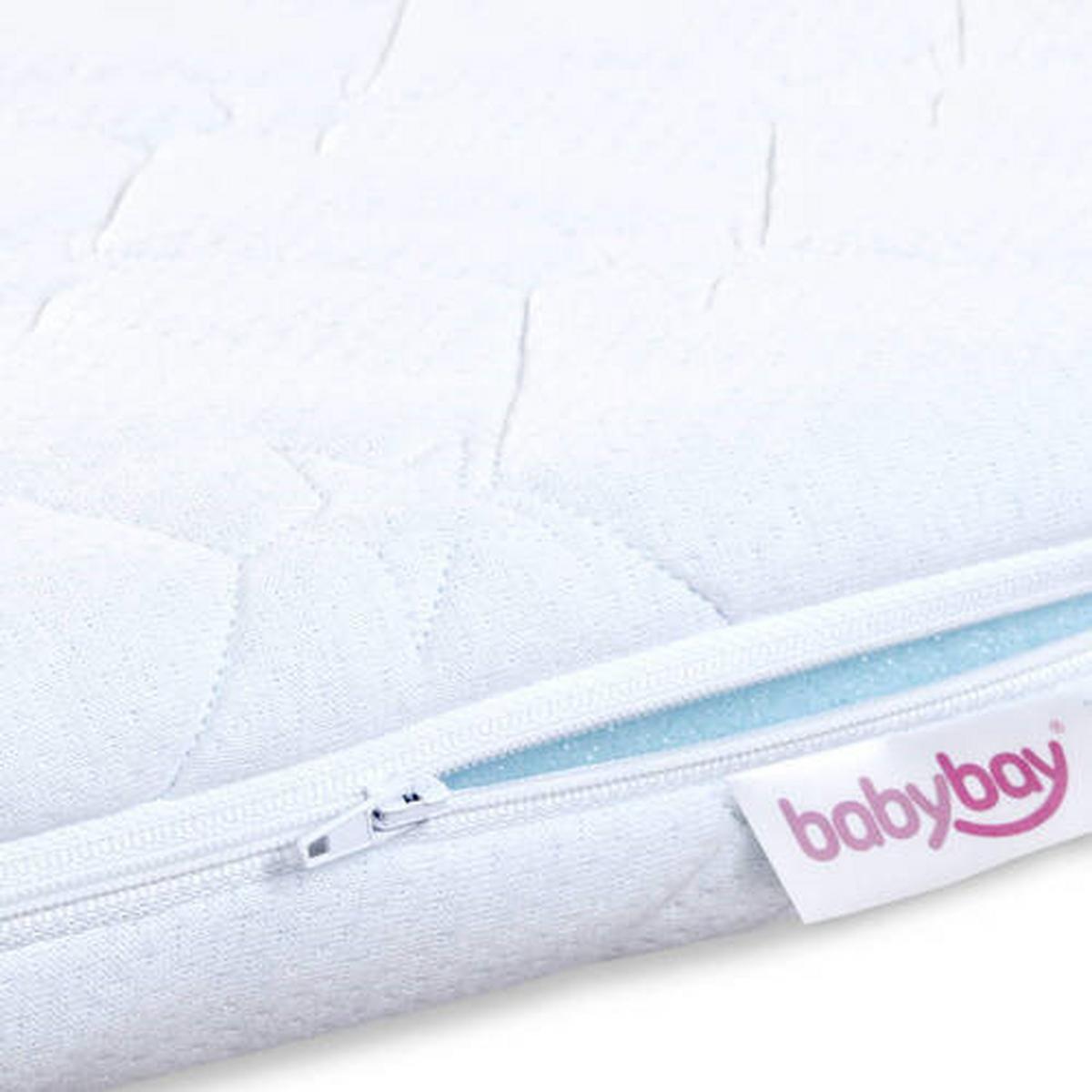 MATERAC MEDITEX WAVE - niebieski, Basics, tkanina (105/6/57,5cm) - Babybay