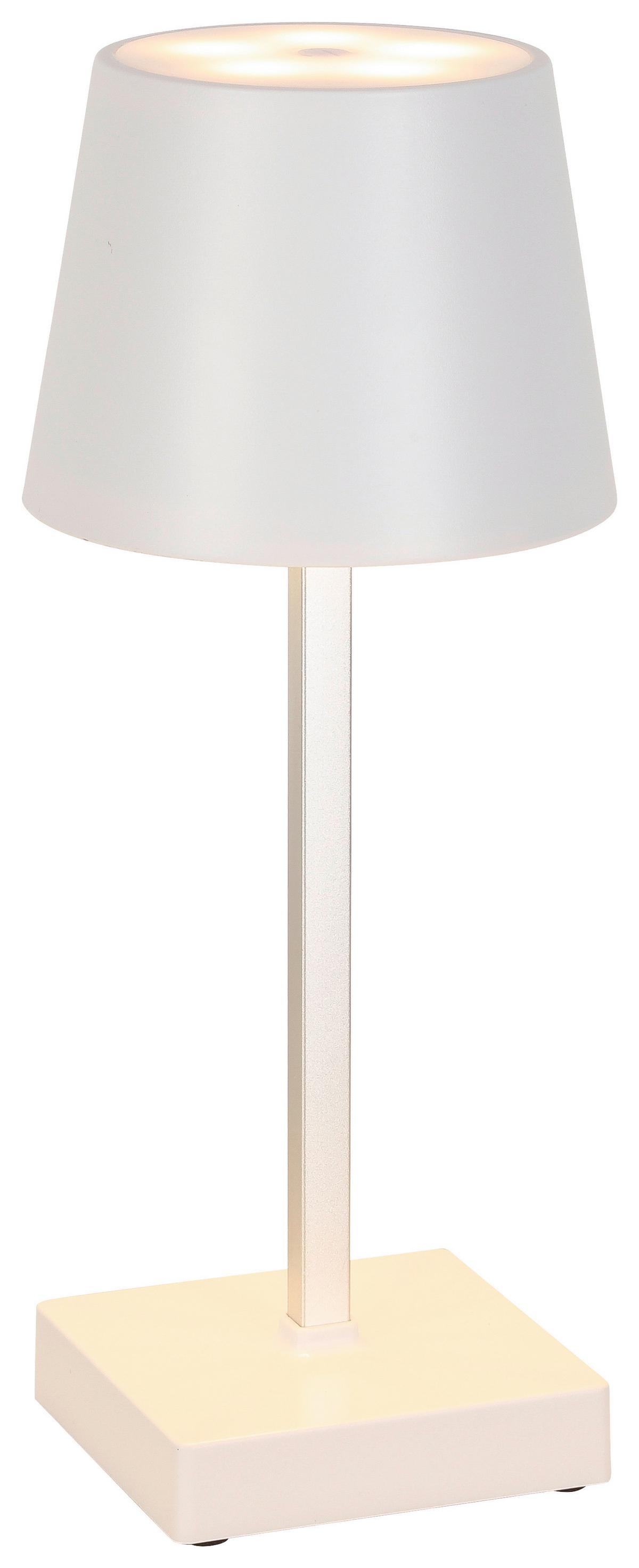 Led-dekorativna Svjetiljka Gopi - bijela/srebrne boje, Romantično / ladanjski, metal/plastika (10,5/26cm) - Modern Living