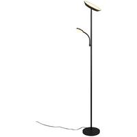 Led-stehleuchte Schwarz Matt Max. 17 Watt - Schwarz, Konventionell, Naturmaterialien/Kunststoff (25/178cm) - Mömax
