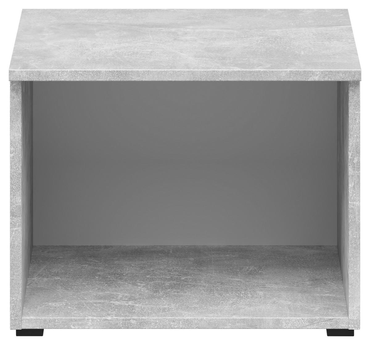 Regalaufsatz Multistauraum Grau - Grau, Modern, Holzwerkstoff (45/35/40cm)