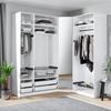 DÖRR UNIT -BASED- - aluminiumfärg, Modern, trämaterial (45,4/232,6/1,8cm) - Based
