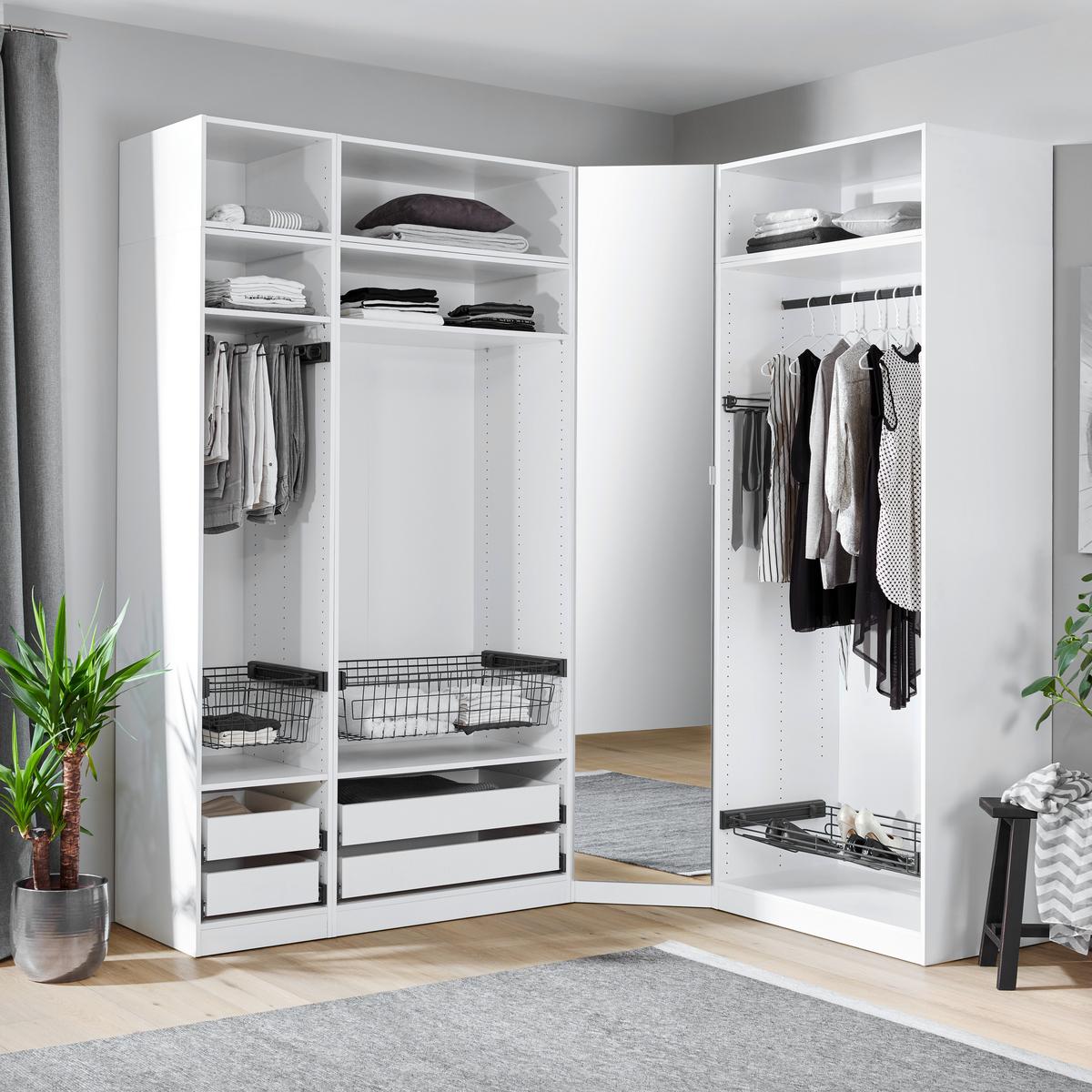 Tür "UNIT" in Alufarben inkl. Spiegel - Alufarben, Modern, Holzwerkstoff (45,4/232,6/1,8cm) - Based