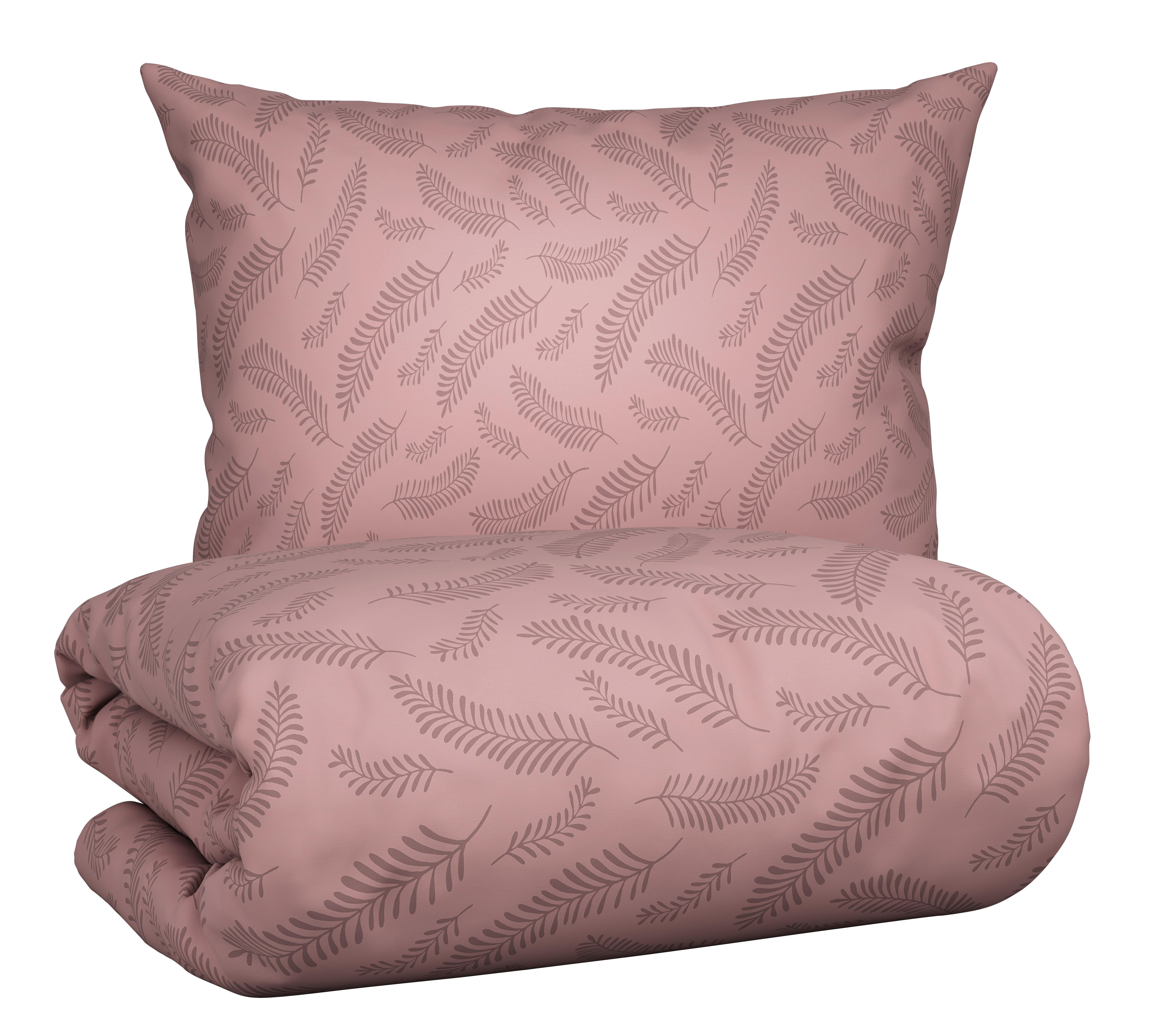 Posteljnina Ferns Xxl, Sivovijolična, 2x60/80,200/200 - sivovijolična, Moderno, tekstil (200/200cm) - Mömax
