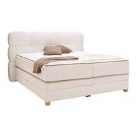 Boxspringbett Bianco Beige ca. 180x200cm - Beige, KONVENTIONELL, Holz/Holzwerkstoff (180/200cm) - Premium Living