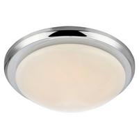 LED-Deckenleuchte Rotor max. 9 Watt - Chromfarben/Weiß, Basics (35/35/9,5cm) - Markslöjd