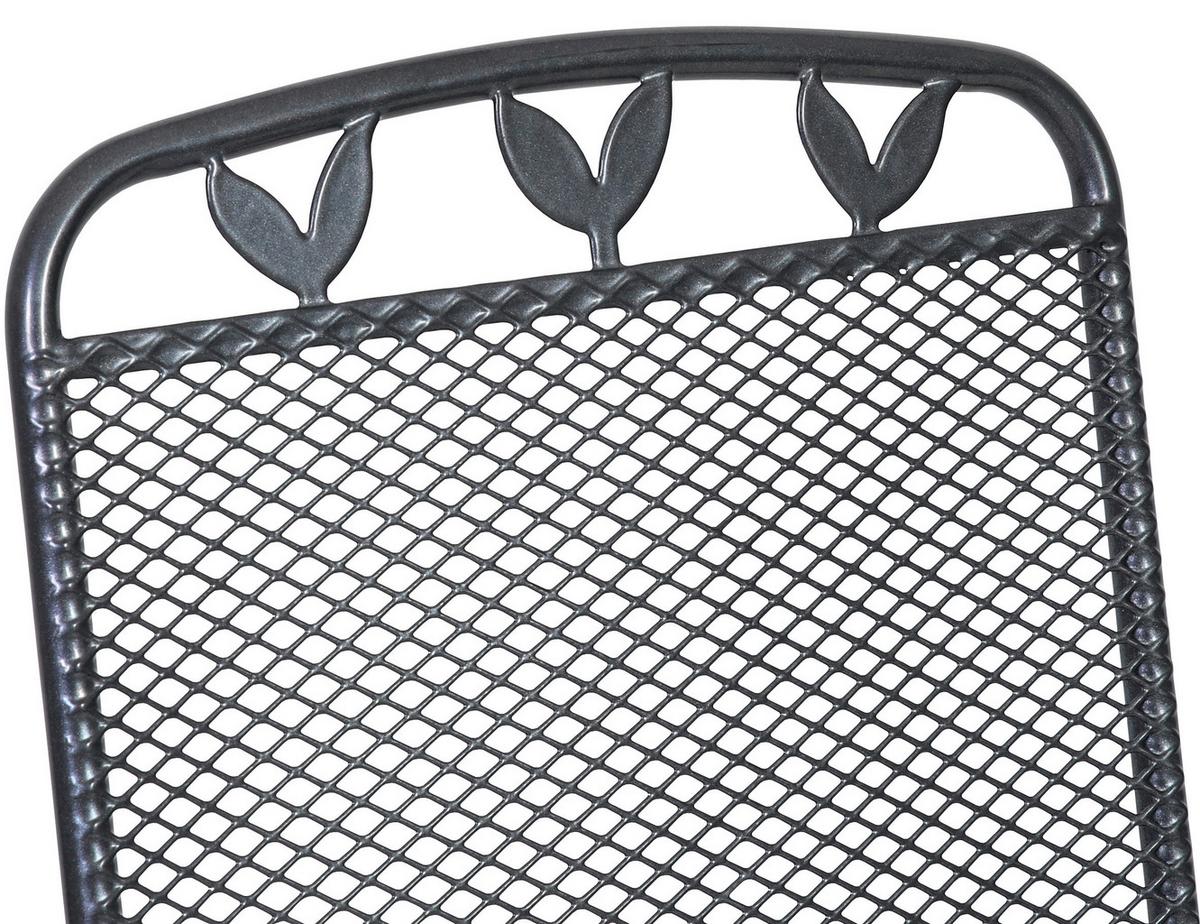 Gartensessel Toulouse Grau Metall - Grau, Basics, Metall (58/108/64cm) - Gardenson