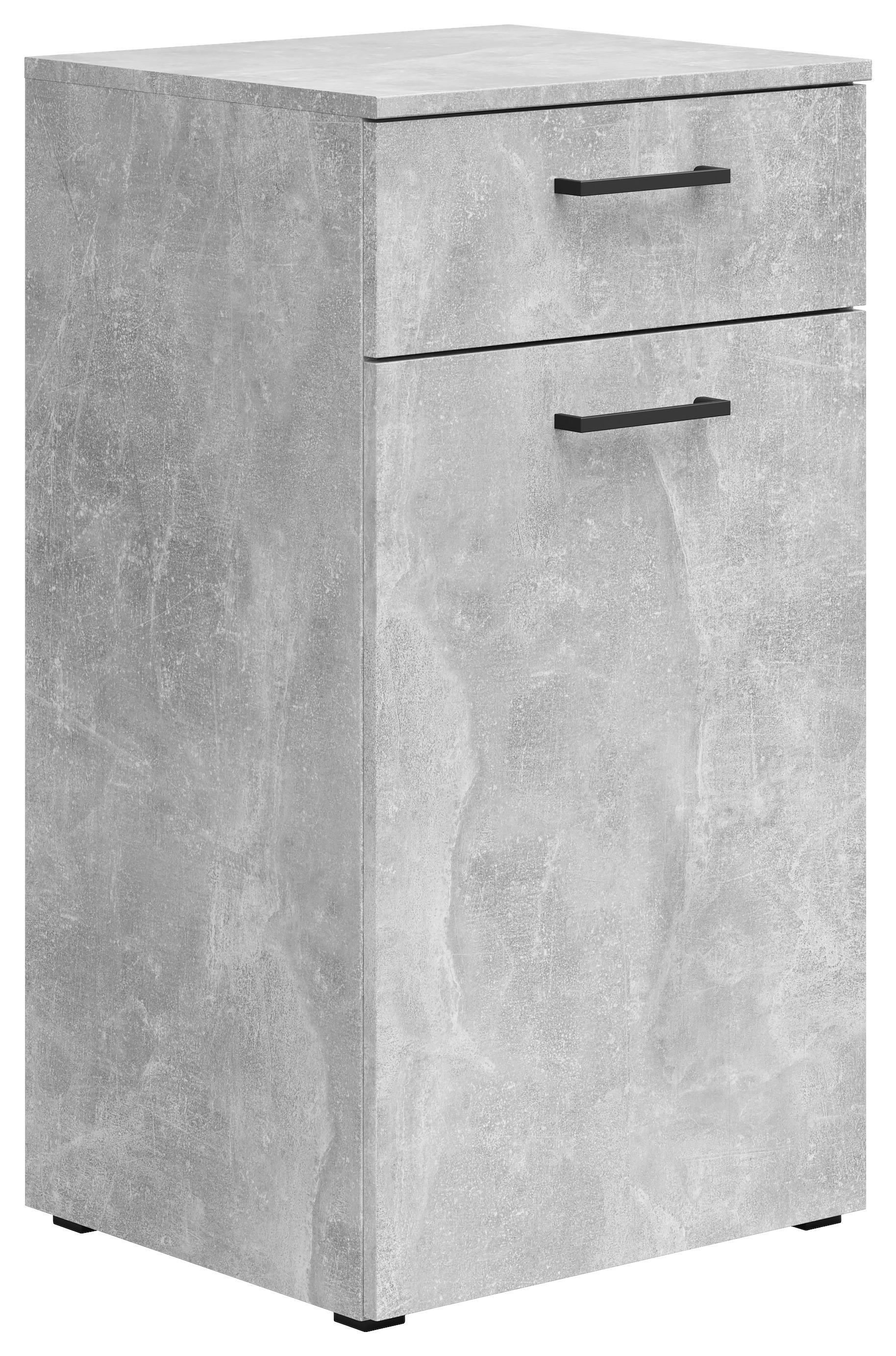 Kommode Multistauraum Grau - Anthrazit/Schwarz, Modern, Holzwerkstoff/Kunststoff (45/83/40cm) - Premium Living