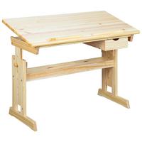 Jugendschreibtisch Julia Kiefer neigbar - Kieferfarben, Basics, Holz (109/55/63-96cm) - MID.YOU