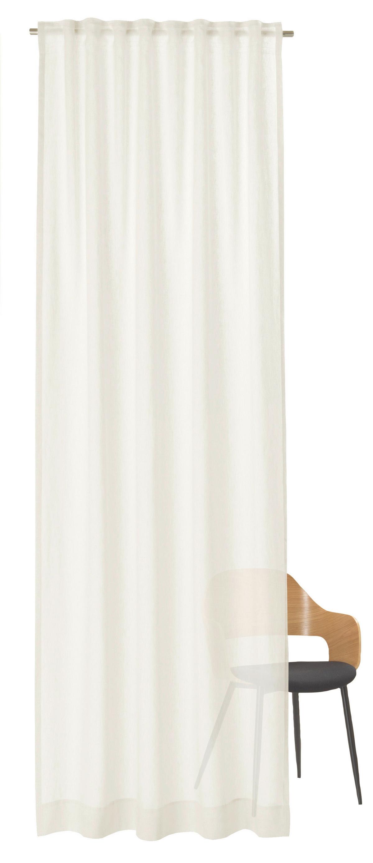 ZASŁONA GOTOWA SW-BREEZE - kremowy, Basics, tkanina (125/250cm) - Schöner Wohnen